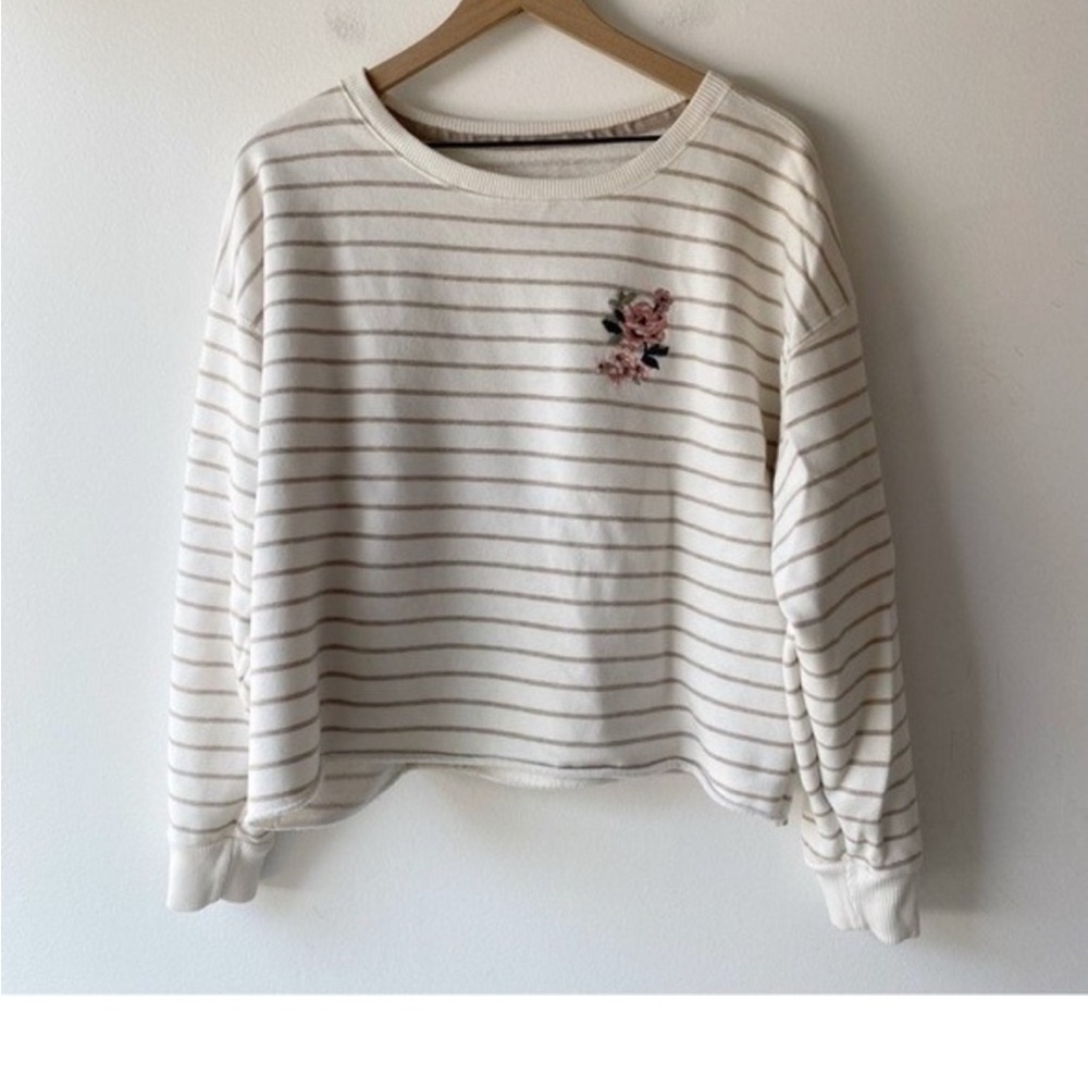 Abercrombie & Fitch Striped Sweatshirt